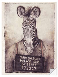 Selvklebende plakat Mugshot