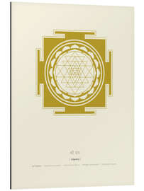 Magnettafel Sri Yantra Mandala