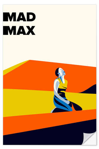 Selvklebende plakat Mad Max