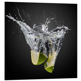 Aluminium print Fresh limes!