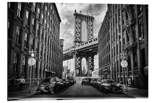 Aluminium print Street in Brooklyn