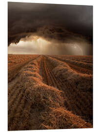 Hartschaumbild Gewitter im Sommer