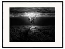 Framed art print Underwater shore power