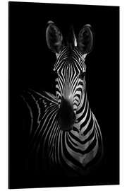 Magnettafel Porträt eines Zebras