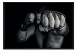 Gerahmter Kunstdruck Linker Haken