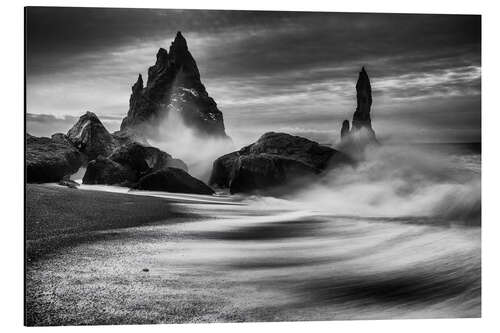 Tableau en aluminium Côte d'Islande