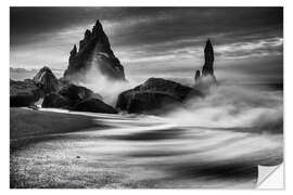 Vinilo para la pared Costa de Islandia