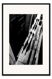 Gerahmter Kunstdruck Queen Street