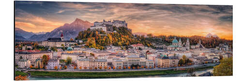 Tableau en aluminium Couleurs d'automne à Salzbourg