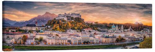 Leinwandbild Salzburger Herbstfarben