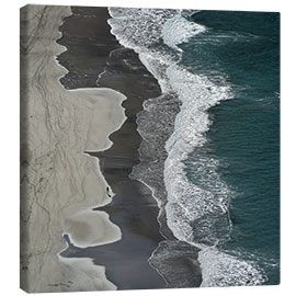 Canvas print Flowing waves