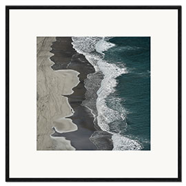 Kehystetty taidepainatus Flowing waves