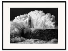 Gerahmter Kunstdruck Der Leuchtturm