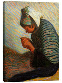 Leinwandbild Junge Bretonin - Roderic O'Conor