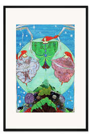 Gerahmter Kunstdruck Elfenhügel