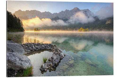 Gallery Print Herbstmorgen am Eibsee