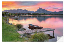 Naklejka na ścianę Hopfensee in the Ostallgäu