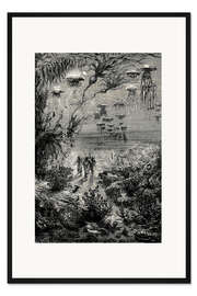 Gerahmter Kunstdruck 20.000 Meilen unter dem Meer, Erkundung