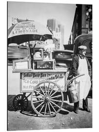 Magnettafel Hot Dog und Limonaden Stand in Manhattan