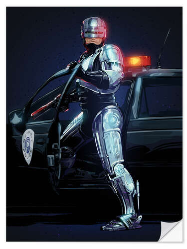 Naklejka na ścianę Robocop