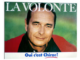 Gallery print The candidate Jacques Chirac