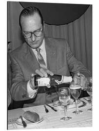 Magnettafel Jacques Chirac bei einem Mittagessen