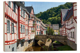 Wood print Monreal in the Eifel