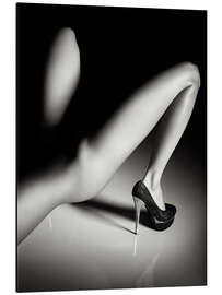 Magnettafel Sinnliche Beine in High Heels