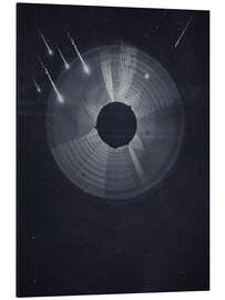 Aluminium print Black Hole