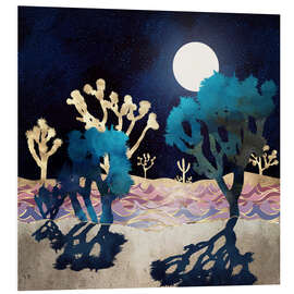 Foam board print Moonlight landscape