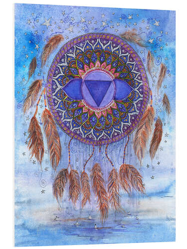 Foam board print Third Eye Chakra