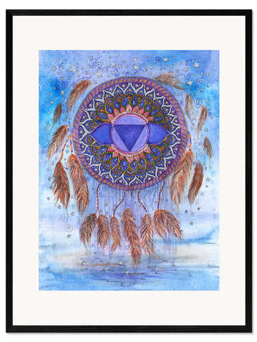 Innrammet kunsttrykk Third Eye Chakra
