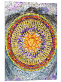 Foam board print Solar Plexus Chakra