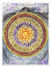 Wandbild  Solar Plexus Chakra - Maria Forrester