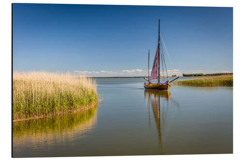 Alubild Segelboot an der Ostsee