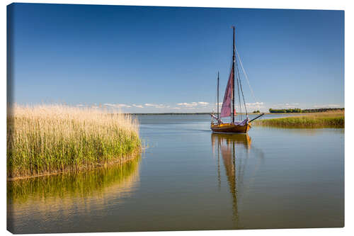 Leinwandbild Segelboot an der Ostsee