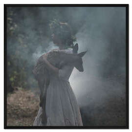 Gerahmter Kunstdruck Gute Freunde