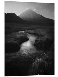 Hartschaumbild Auf dem Weg zum Mount Damavand