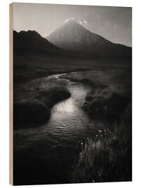 Holzbild Auf dem Weg zum Mount Damavand