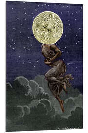 Magnettafel Reise um den Mond