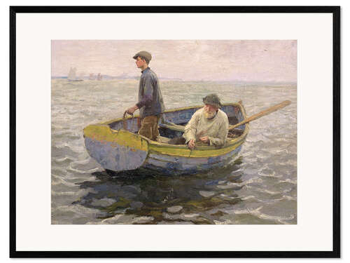 Ingelijste kunstdruk In the whiting reason