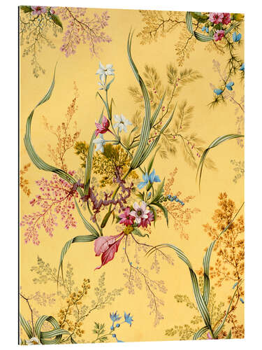 Galleriprint Flower pattern in yellow