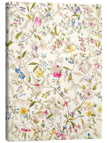 Canvas print Flower pattern