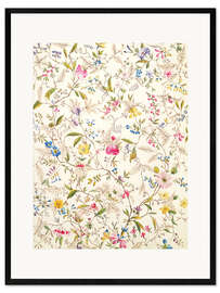 Framed art print Flower pattern