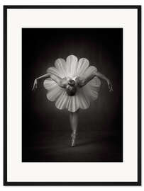 Gerahmter Kunstdruck Blumiges Ballett