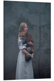 Magnettafel Der Fuchs und das Mädchen