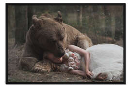 Gerahmter Kunstdruck Mein großer Beschützer