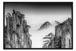 Gerahmter Kunstdruck Huangshan in China