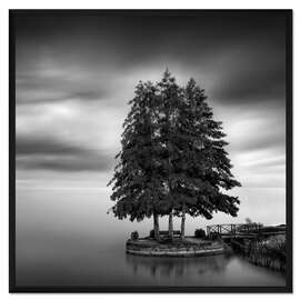 Gerahmter Kunstdruck Schwedische Landschaft