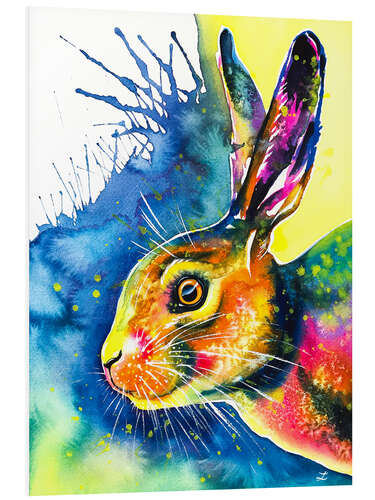 Foam board print Hare